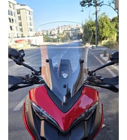 MOTOCAM Ducati Multistrada V2 Ön Cam 2022-2026 Model 60cm Şeffaf Renkli 4mm