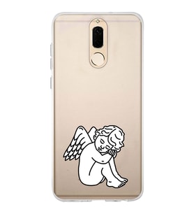 Huawei Mate 10 Lite Uyumlu Baskılı Yumuşak Silikon Şeffaf Telefon Kılıfı