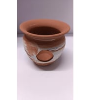 Netx Çömlek Vatoz Küpü Vazo Kenarlıklı 10x9cm Akvaryum Dekoru
