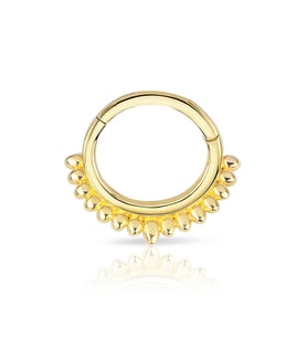 Damla Top Toplu Altın Helix Piercing (Gold)