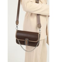 Silver Polo SP1171-M105 Kadın Omuz Çantası Kahverengi