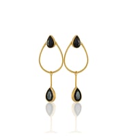 Kadir Jewellery 22 Ayar Altın Kaplama Kadın Sallantılı Küpe -El İşçiliği Ve Hipoalerjenik Küpe-E85