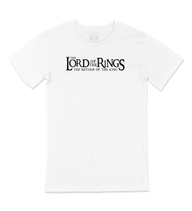 Siyah Lord Of The Rings Return Tişört