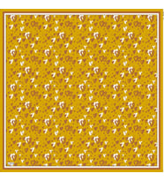 Armine Soft Koyu Hardal Desenli Eşarp 6088 - 18