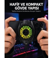 Telefon Ve Tablet Uyumlu Manyetik Mobil Soğutucu Fan