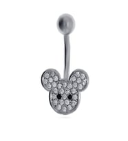 Kadın Mickey Model Çelik Piercing