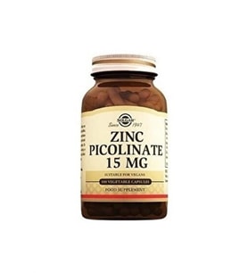 Solgar Zinc Picolinate 15 mg 100 Kapsül