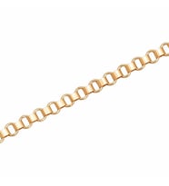 Diamond Line-Gülaylar Sarı Altın 14 Ayar Trend Bileklik