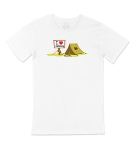 I Love Camping Tişört