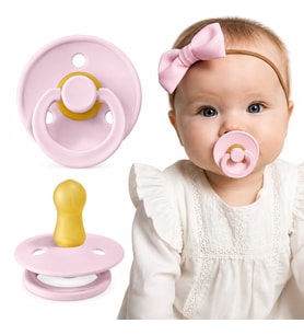 Kauçuk Emzik 0-6 Ay Pink adet fiyatıdır