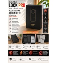 SwitchBot Lock Pro Akıllı Kapı Kilidi – Bluetooth Kontrollü, Anahtarsız Akıllı Kilit