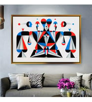 Altın Çerçeveli dekoratif tablo l691 (Gold)