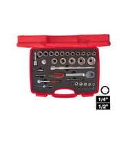 İzeltaş 1/4"-1/2" Altı K. Lokma Anahtar Tkm (35Par)- 1113001038