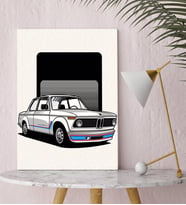 BK Gift Klasik Araç Tasarımlı Kanvas Tablo-5