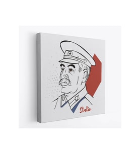 Stalin Dekoratif Kanvas Duvar Tablosu-5822