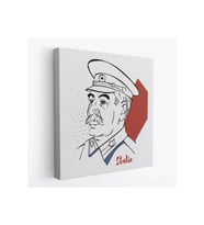 Stalin Dekoratif Kanvas Duvar Tablosu-5822