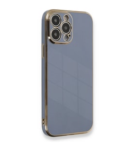 Apple İphone 13 Pro Max Kılıf Volet Silikon - Mavi