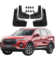 Tiggo 7 Pro Uyumlu Paçalık Tozluk Çamurluk Ön Arka Takım Siyah