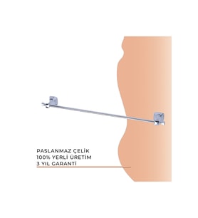 Eiffel Uzun Havluluk 50 cm Krom A.1415