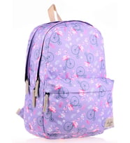 Kaukko Nature Lila Flamingo Kız Çocuk Okul ve Günlük Sırt Çantası