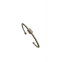 Çelik Gold Oval Bileklik