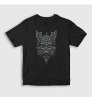 Presmono Unisex Çocuk Siyah Odin V3 Vikings T-Shirt 353329tt