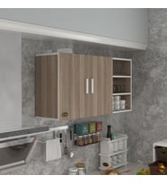 Kenzlife hazır mutfak fulvus22 crd 060*120*22 mutfak banyo dolabı kapaklı raflı (Karışık)