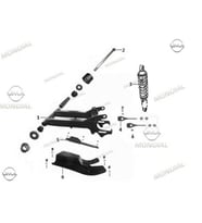 MONDİAL ATV AU200 ARKA AKS MUHAFAZASI SİYAH ORJ