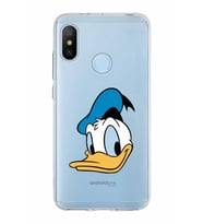 Xiaomi Mi A2 Lite Uyumlu Kapak Donald Duck Tasarımlı Şeffaf Silikon Kılıf