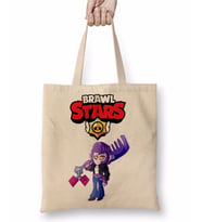 Brawl Stars Rockabılly Mortıs Bez Çanta Uzun Saplı
