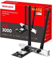 MA80XE, AX3000 Wi-Fi 6 Bluetooth 5.3 PCIe Adaptör