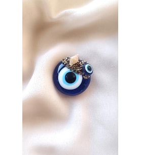 Magnet Nazar Boncuğu Deniz Kabuklu Magnet Mıknatıslı Buzdolabı Süsü 3 cm