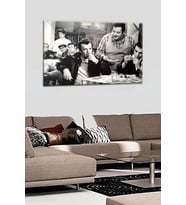 Talya Tablo Talya Siyah Beyaz Sadri Alışık Yeşilçam Kanvas Tabloları 50x35 no-1060