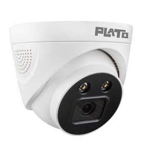 Plato PL-22996 5MP Color Mikrofonlu Ses Kayıtlı 3.6 mm 2 Atom LED AHD Dome Kamera Güvenlik Kamerası Gece Görüşlü