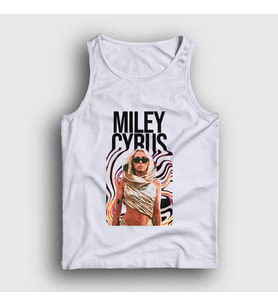 Presmono Unisex Beyaz Flowers Miley Cyrus Atlet 400598tt