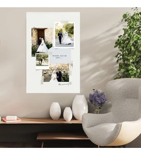 Ahşap Retro Mdf Poster , Kişiye Özel Poster, Sevgililer Günü , Özel Günle , Nişan , Düğün , Kına , Doğum Günü , Aile Sevgi Mutluluk – KOLAJ23