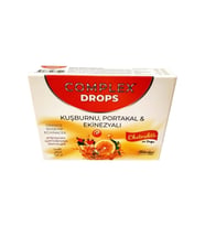 Complex Kuşburnu Portakal Ekinezyalı Drops 24 Adet 62 G 12 Adet