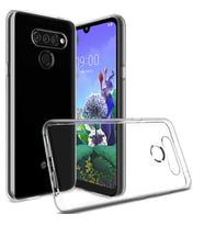 LG Q60 Uyumlu Kılıf Zore Süper Silikon Kapak (Renksiz)