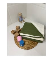 Bebek Battaniyesi Içi Welsoft Peluş Dışı Örgü Pike (90X110)