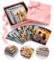 25 Adet 10×15 cm Kişiye Özel Kenarlıksız Fotoğraf Baskı – Sevgiliye & Aileye Özel Anı Paketi