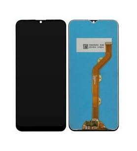 Tecno Camon 12 Air ile Uyumlu Lcd Ekran Dokunmatik CC6 (Siyah)