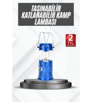 Kamp Lambası Güneş Enerjili Led Lamba Işıldak Şarjlı Powerbank Özellikli