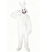 Bugs Bunny Tavşan Kostümü Yetişkin (Beyaz)