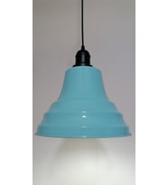 RİOLİGHT RETRO TURKUAZ İÇİ TURKUAZ TEKLİ METAL SARKIT ÇAP: 27CM (Siyah)