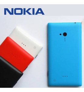 Nokia Lumia 720 Arka Pil Batarya Kapak (Mavi)