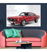 1967 Ford Mustang Kanvas Tablo
