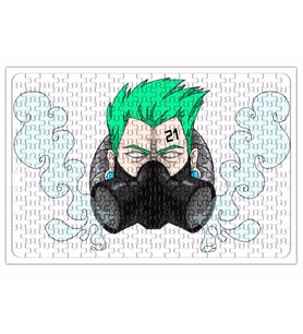 Fantasy Gas Mask Puzzle 240 Parça Yapboz