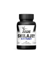 Zeus Nutrition Shilajit Extract Standardized 400 mg 60 Veggie Capsules (Silver)