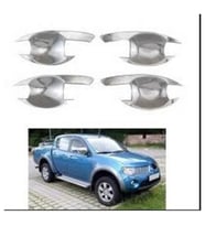 Mitsubishi L200 Uyumlu 2006 2014 Dış Kapı Kolu İç Kaplama ABS Krom Parça