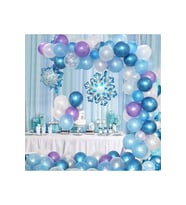 2 Lİ KAR TANE FOLYOLU BALON ZİNCİR SET